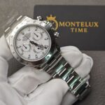 Replica Silver Rolex Daytona Swiss Clone model 116520 - Image 2