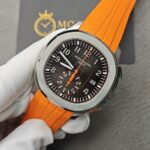 Replica Aquanaut Chronograph Orange Rubber Strap - Image 5