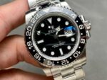 Replica Super Clone Rolex GMT Master 2 Silver Black - Image 3