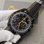 Replica Omega Speedmaster Men Automatic Black Leather Watch O31192443001001