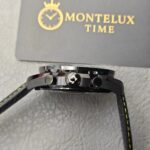 Replica Omega Speedmaster Men Automatic Black Leather Watch O31192443001001