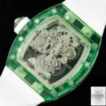 Replica RM 56-01 Tourbillon Green Transparent Case - Image 2