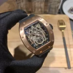Replica Richard Mille 19-01 Red Gold Black Strap - Image 8