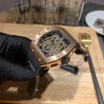 Replica Richard Mille 19-01 Red Gold Black Strap - Image 9