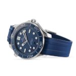 Replica Omega Seamaster Men Automatic Blue Rubber Watch O21032422003001
