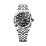 Superclone Rolex Sky-Dweller 42 mm Bright black Dial 336934 Jubilee