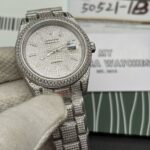 Replica Rolex Datejust 41mm Full Real Diamond Moissanite - Image 8