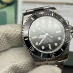 Super Clone Replica Rolex Submariner Silver/Black No Date