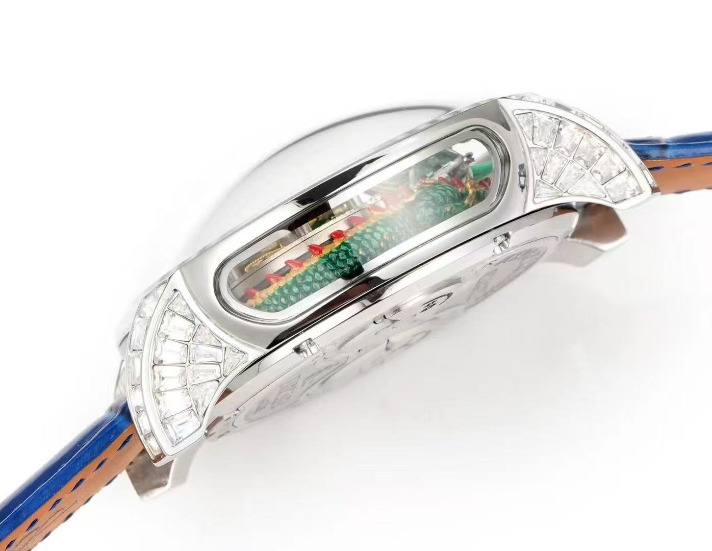 2891ddcd0662a1a9a234e82f817d6b64 Clone Jacob & Co. Astronomia Green Dragon White Gold with Diamond