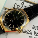 Replica Omega Constellation Men Automatic Black Leather Watch O13163412101001 - Image 3