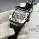 Replica RM 011 Black Rubber Strap - Image 3