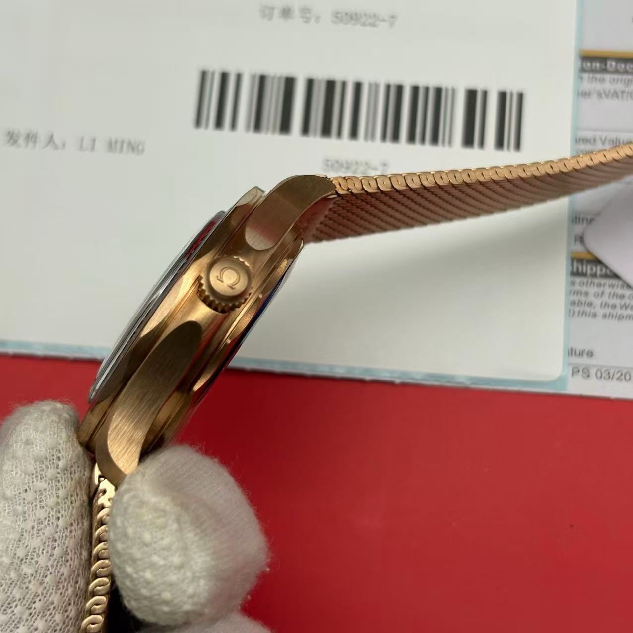 3a95fab86d116f6d55a7793a653cecaf Replica Omega Seamaster 007 Burgundy Watch Super Clone - Image 11