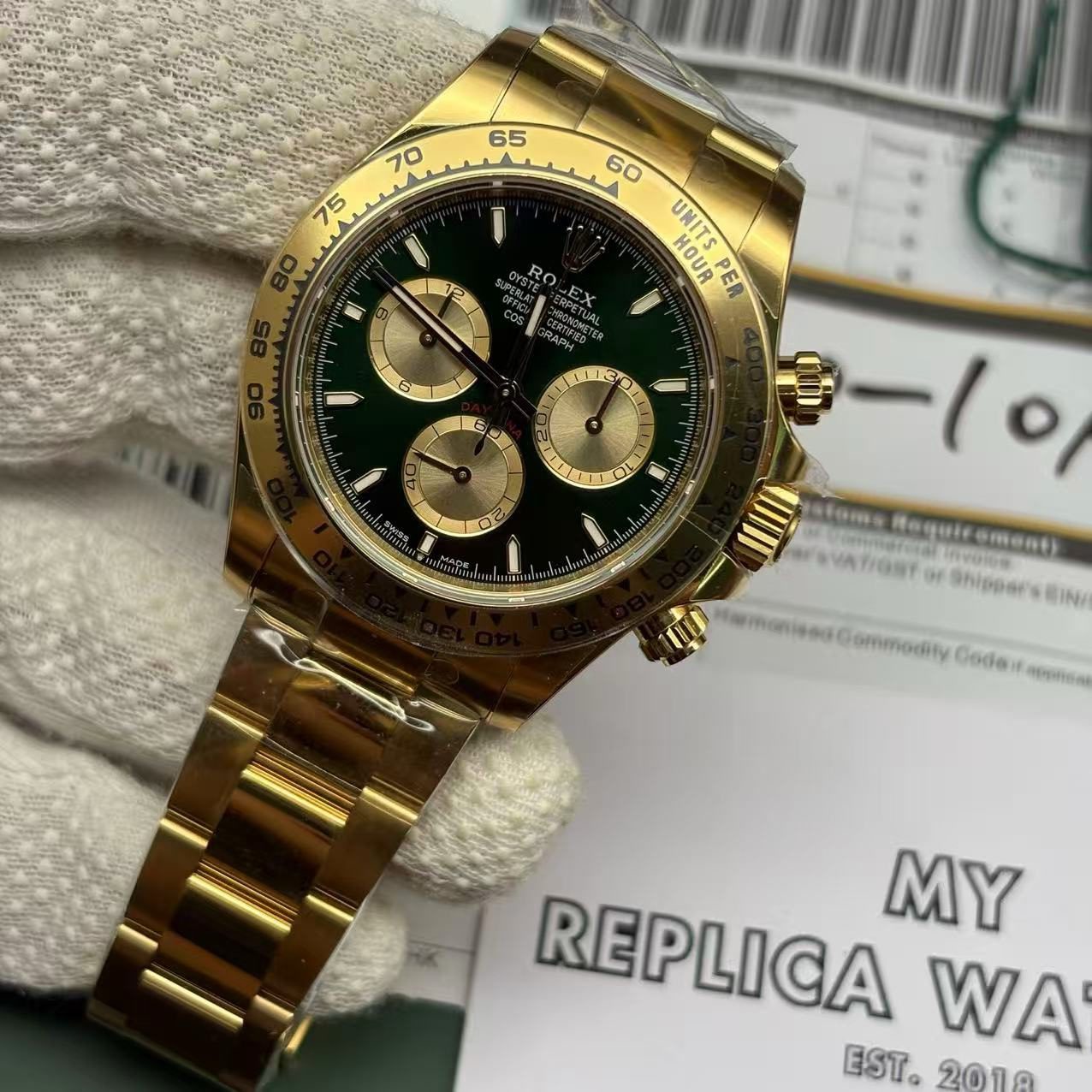 54ec4f2ff9eda2f8233c6dec5fac9f56 Superclone Rolex Daytona 40 mm 126508 “John Mayer” - Image 3