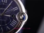 Replica Cartier Blue Balloon White Gold Watch close up