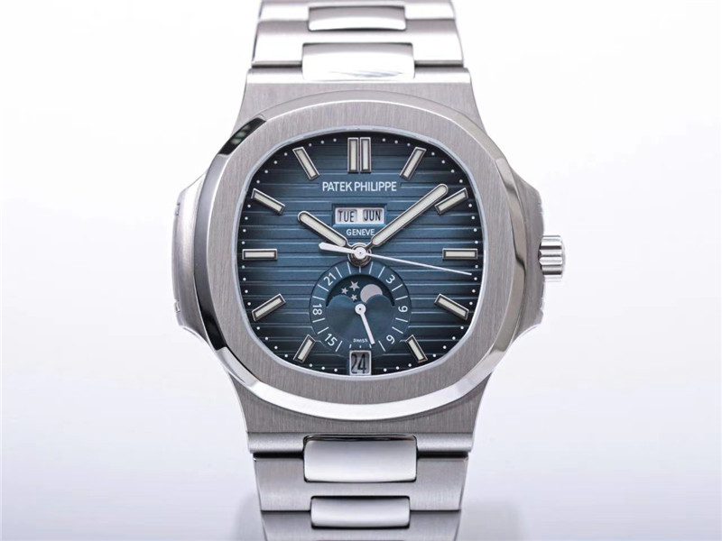 5f09e795bdb2c Replica Patek Philippe 5726 Blue Calendar Watch