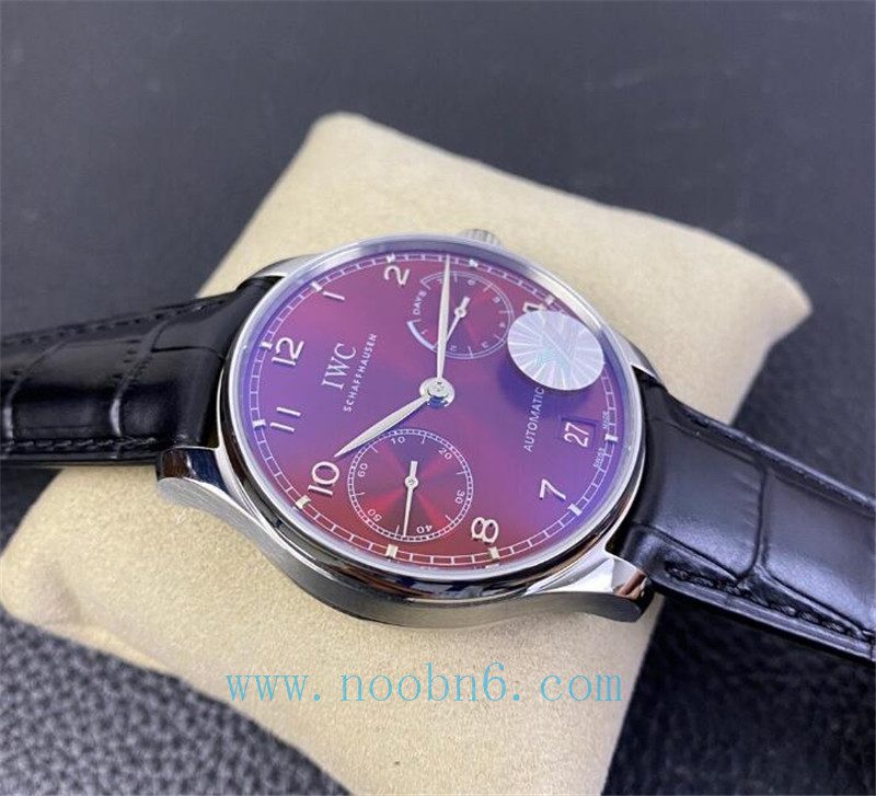5f7f43efd9185 Super Replica IWC Portugieser Red Dial Watch