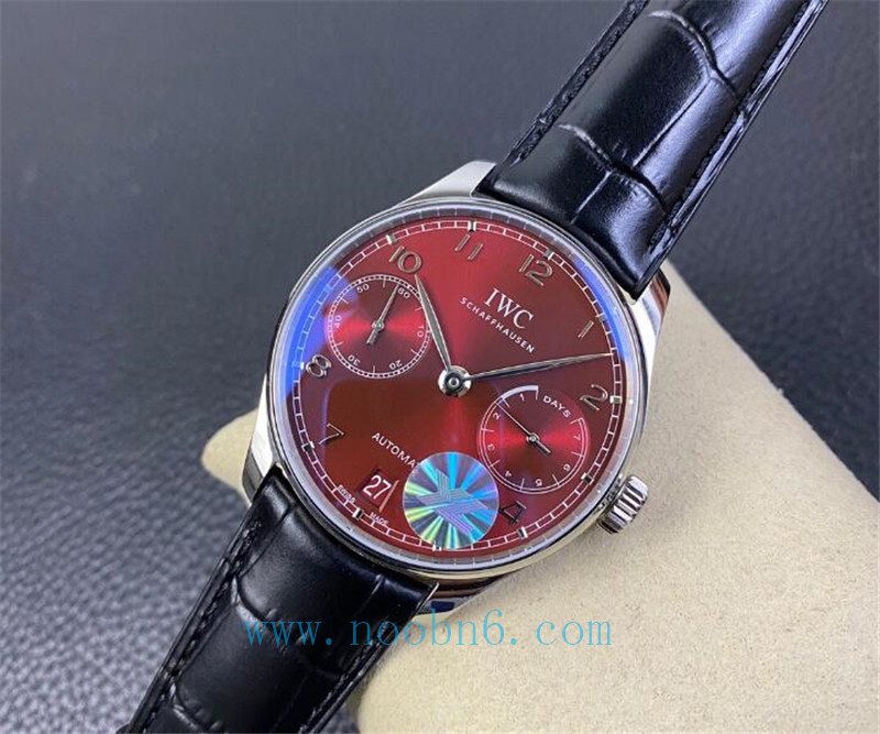5f7f43f6defa1 Super Replica IWC Portugieser Red Dial Watch