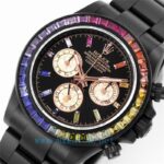 Rolex Daytona Black DLC Diamond Watch - Image 4