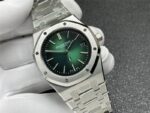 Replica Audemars Piguet Royal Oak Green Watch close up
