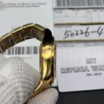 Super Replica Rolex Daytona "Meteorite" 116508 Gold bracelet bracelet side