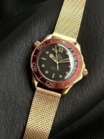 Replica Omega Seamaster 007 Burgundy Watch