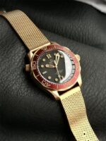 Replica Omega Seamaster 007 Burgundy Watch