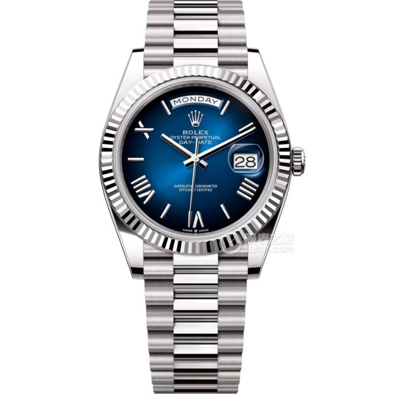 6807124d1bb7b Rolex Day-Date M228239 Blue Watch - Image 1