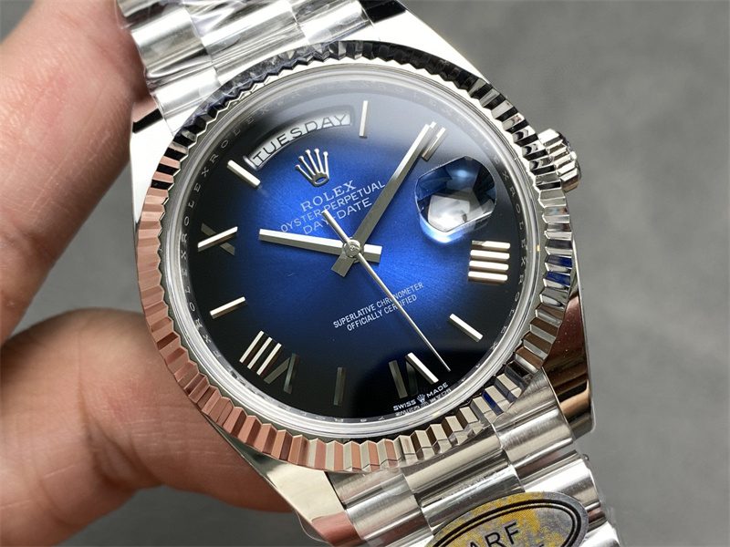 68071265cdd63 Rolex Day-Date M228239 Blue Watch - Image 21