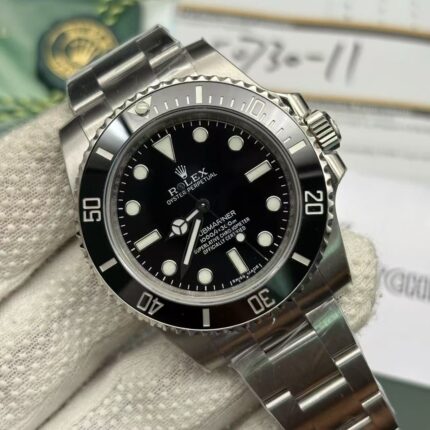 Super Clone Replica Rolex Submariner Silver/Black No Date
