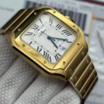 Clone Replica Cartier Santos W2SA0009 Gold Watch