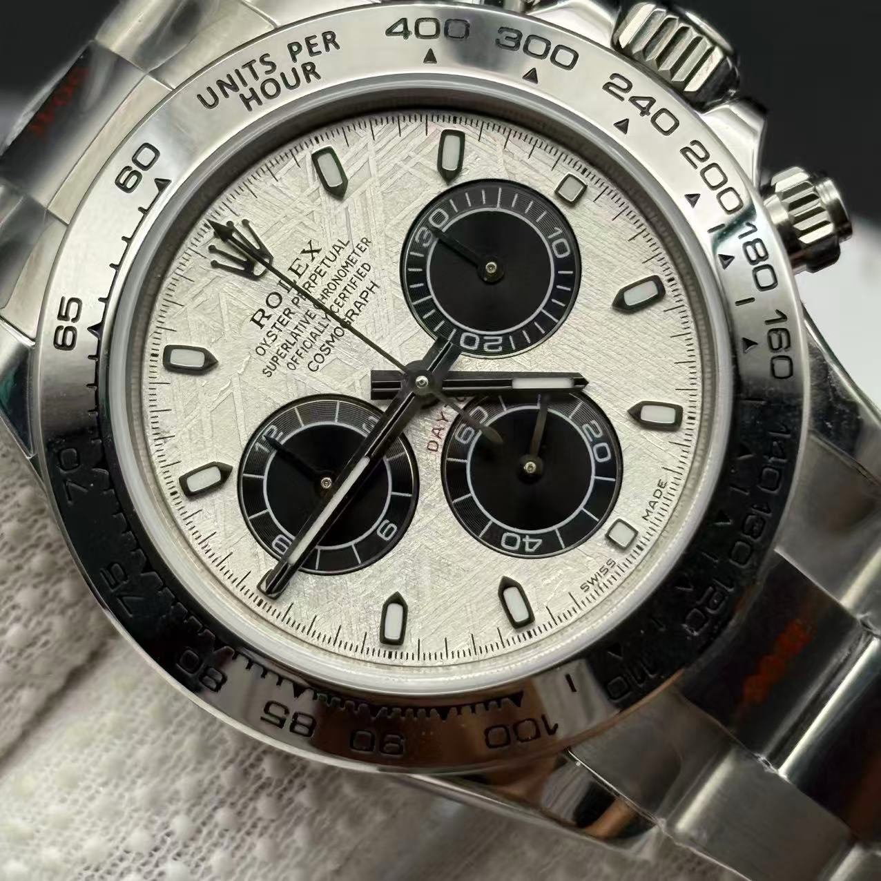 75f64010a197cf45145d9385376015e9 Rolex Daytona 116519 Meteorite Watch - Image 8