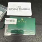 Custom Replica Rolex Warranty Card