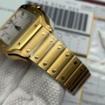 Clone Replica Cartier Santos W2SA0009 Gold Watch