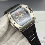 Replica RM 011 Black Rubber Strap - Image 4