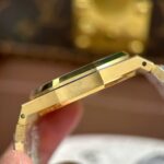 Audemars Piguet Royal Oak Openworked 15407 Yellow Replica Watches Skeleton Dial THB Factory 41mm