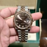Rolex Replica 1:1 Watch Date Just Chocolate Dial 41mm - Image 3