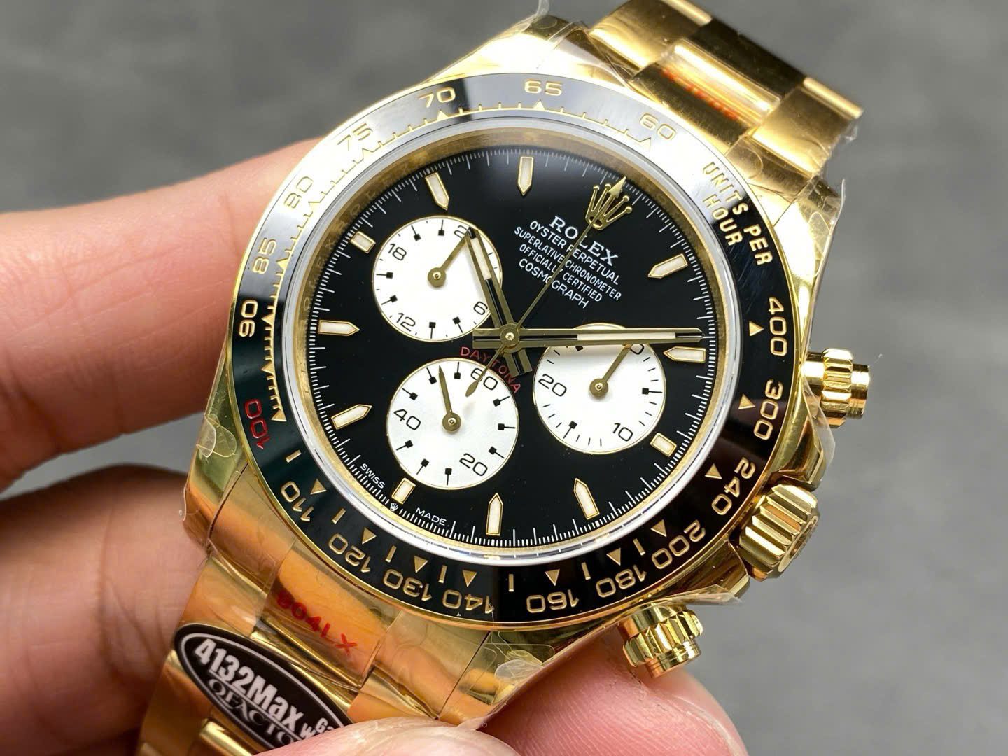 Dong-Ho-Rolex-Daytona-126528LN-Le-Mans-100th-Year-Che-Tac-May-Calibre-4132-Xuong-QF-40mm-5 Rolex Daytona 126528LN Le Mans 100th Year Best Replicas Swiss Movement Calibre 4132 QF Factory V8 40mm