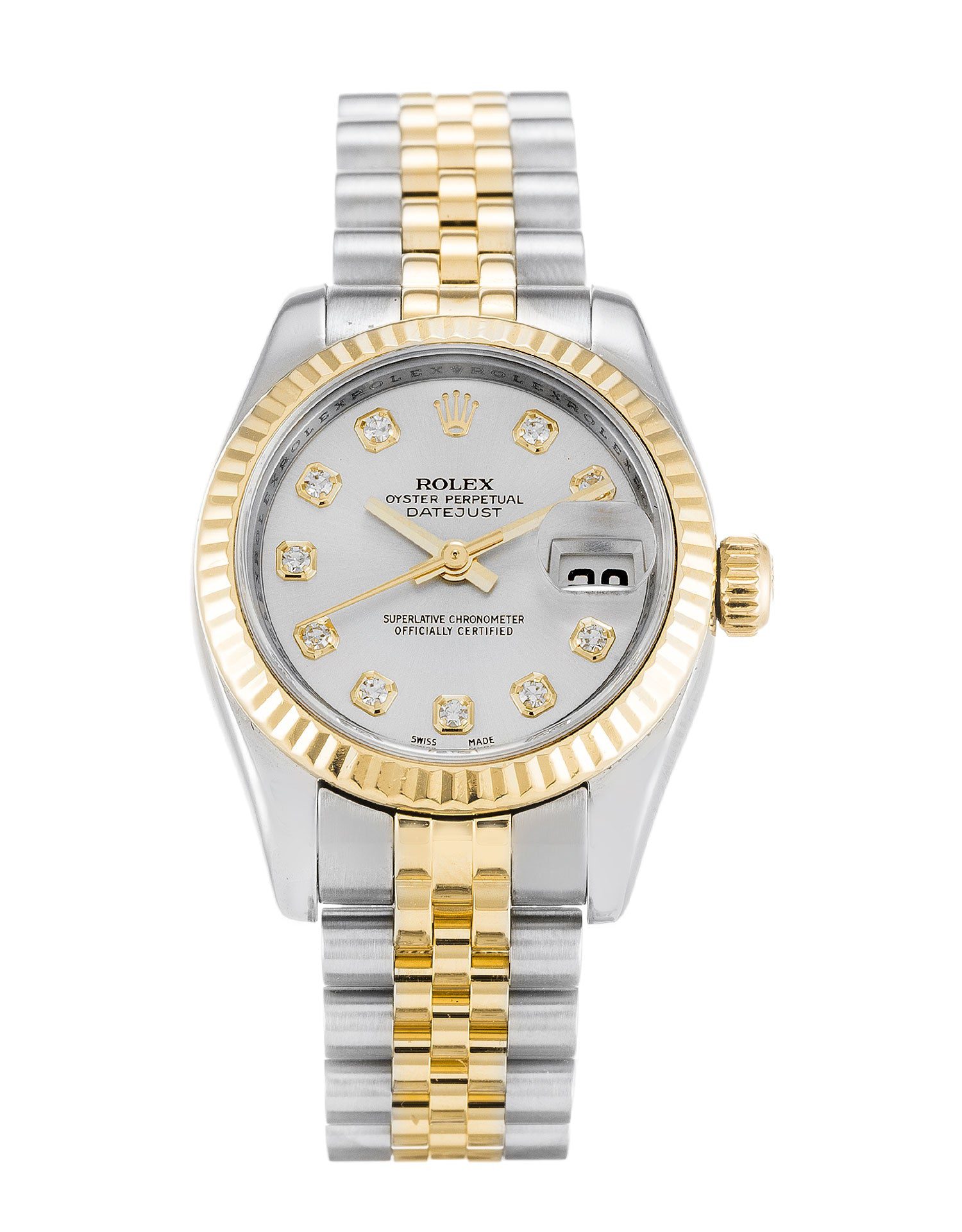 Rolex Datejust Lady 31 Plata Oro Réplica Rolex Datejust Lady 31 Plata Oro Réplica