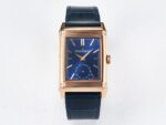 Reverso Tribute Duoface Small Seconds RG MGF Best Edition Blue Dial on Blue Leather Strap A854A