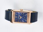 Reverso Tribute Duoface Small Seconds RG MGF Best Edition Blue Dial on Blue Leather Strap A854A - Image 5