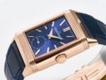 Reverso Tribute Duoface Small Seconds RG MGF Best Edition Blue Dial on Blue Leather Strap A854A - Image 8