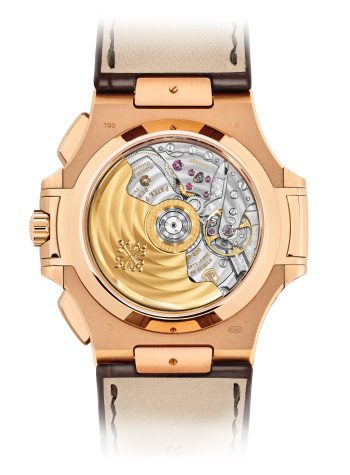 Patek-Philippe-Nautilus-5980R-001-1 Replica Patek Philippe Nautilus Chronograph Date Rose Gold 5980R-001
