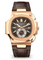 Replica Patek Philippe Nautilus Chronograph Date Rose Gold 5980R-001