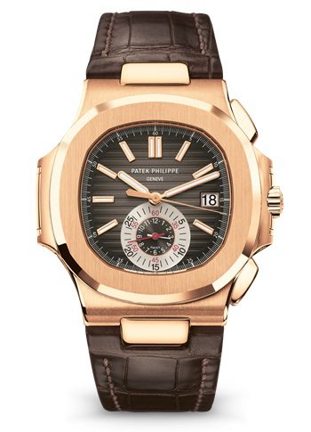 Patek-Philippe-Nautilus-5980R-001 Replica Patek Philippe Nautilus Chronograph Date Rose Gold 5980R-001