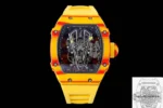 Replica RM 27-03 Rafael Nadal Tourbillon Yellow Rubber Strap - Image 5