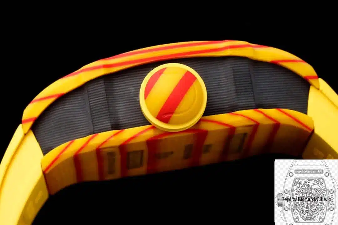Replica-Richard-Mille-RM27-03-Rafael-Nadal-Tourbillon-Yellow-Rubber-3 Replica RM 27-03 Rafael Nadal Tourbillon Yellow Rubber Strap - Image 2