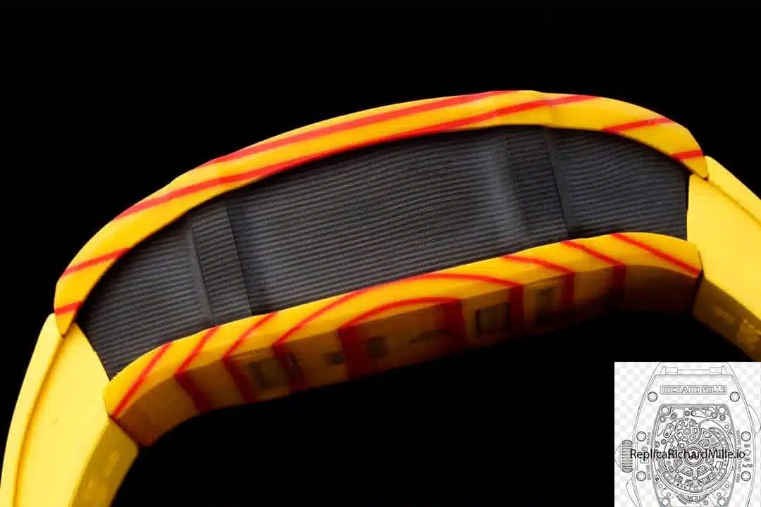 Replica-Richard-Mille-RM27-03-Rafael-Nadal-Tourbillon-Yellow-Rubber-4 Replica RM 27-03 Rafael Nadal Tourbillon Yellow Rubber Strap - Image 3