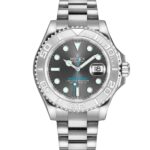 Réplica Rolex Yacht-Master 40 Rodio Esfera Acero