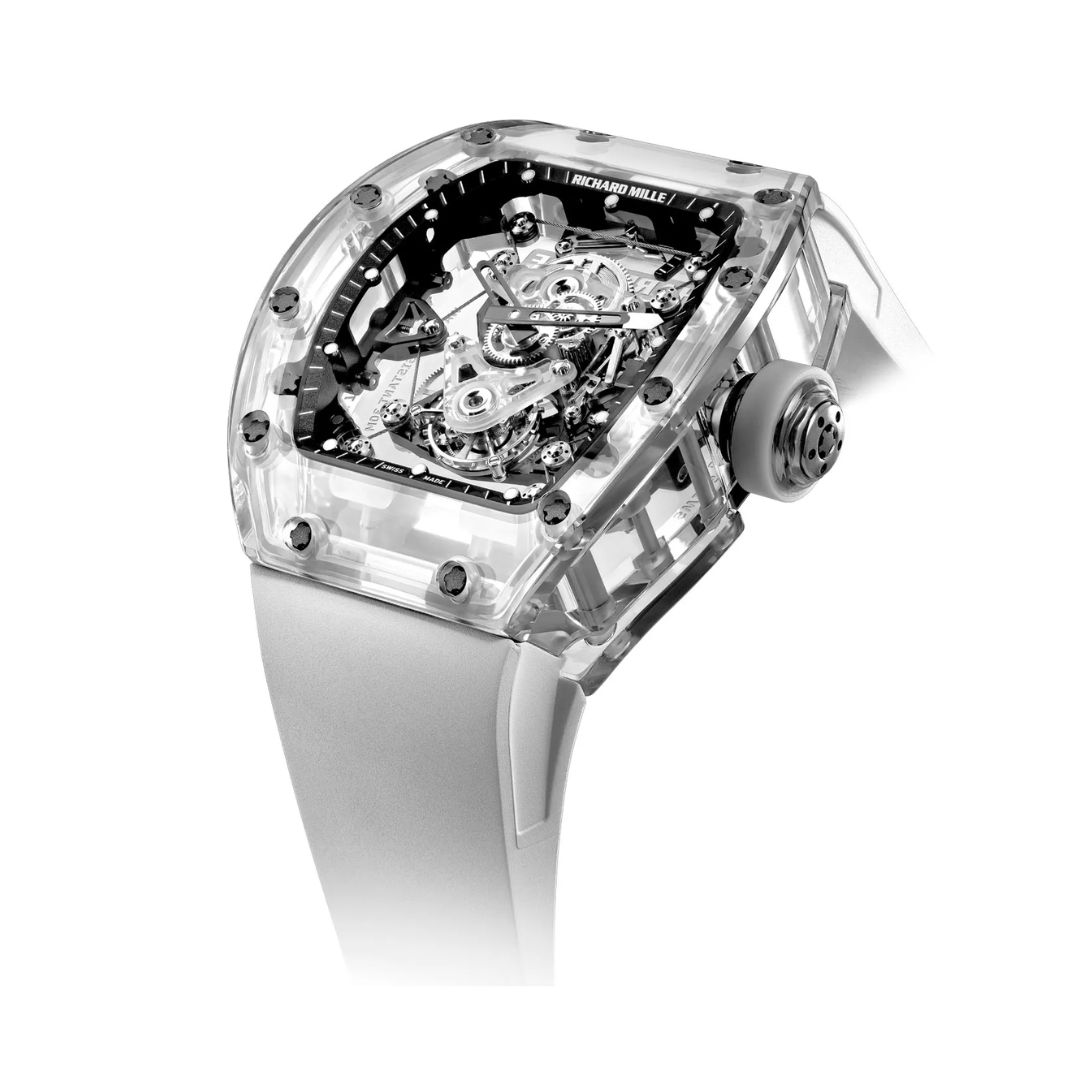 Richard Mille Swiss Made Clon RM 56-02 Zafiro Esqueleto Tourbillon Real Richard Mille Swiss Made Clon RM 56-02 Zafiro Esqueleto Tourbillon Real