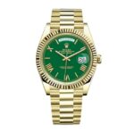 Réplica Rolex Day Date Oro Amarillo con Esfera Verde